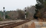 Signal for train Q583-07 at Bridges Street